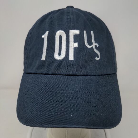 1 0F US Slideback Hat Blue OSFM Adjustable Embroidered Vented Holes KC Caps - Picture 2 of 8
